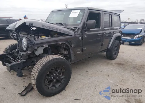 2018 Jeep Wrangler Unlimited Moab 4X4 из США, поврежденный, VIN 1C4HJXEG5JW301666